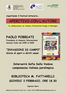 Aspettando il Festival letterario... APERITIVO CON L’AUTORE - VERTIGO BOOKSHOP