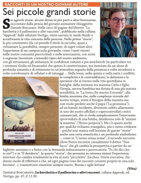 Rassegna stampa - VERTIGO BOOKSHOP